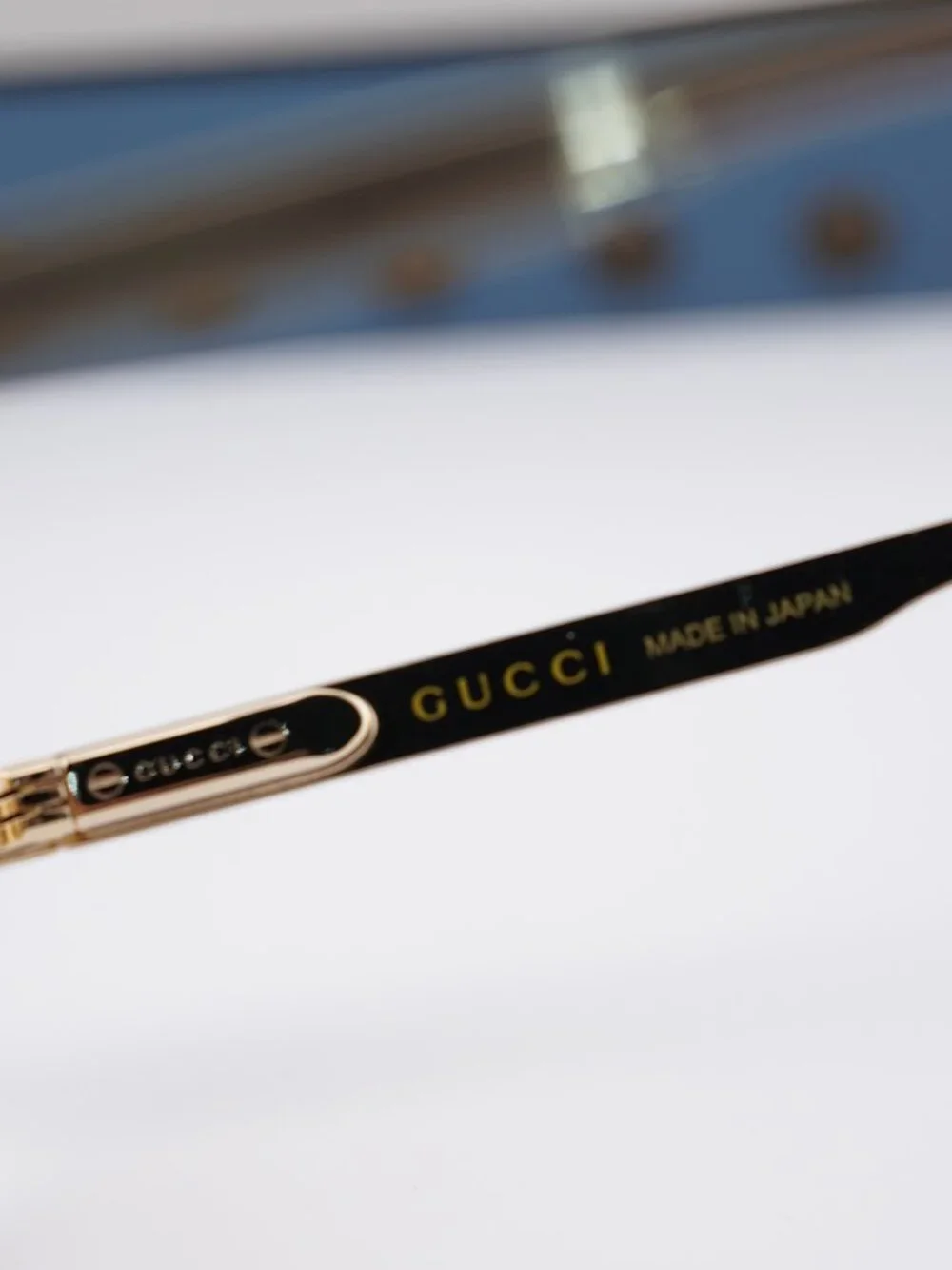 Gucci GG1223S 001 Square Sunglasses - Gold/Brown Gradient